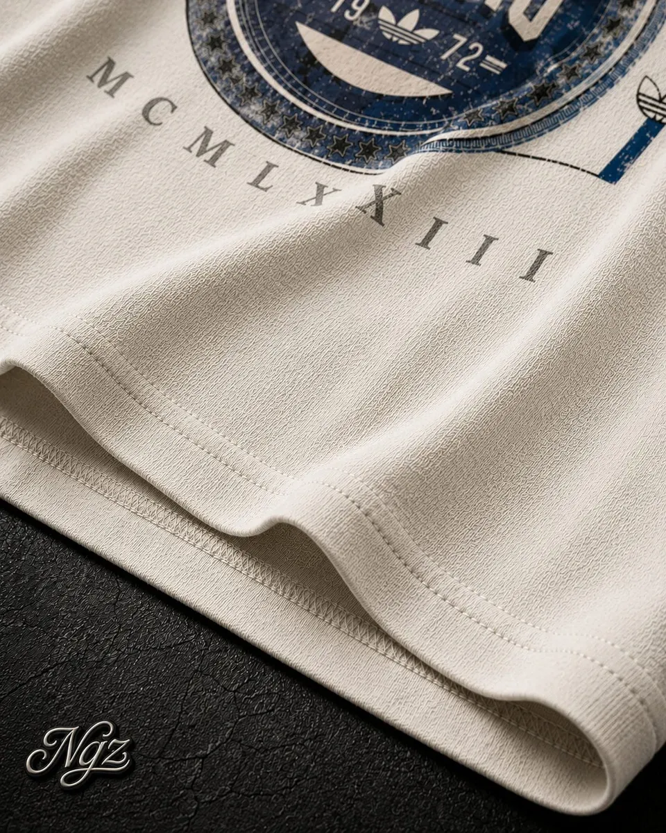 Adidas Originals Champions — remera streetwear original, detalle