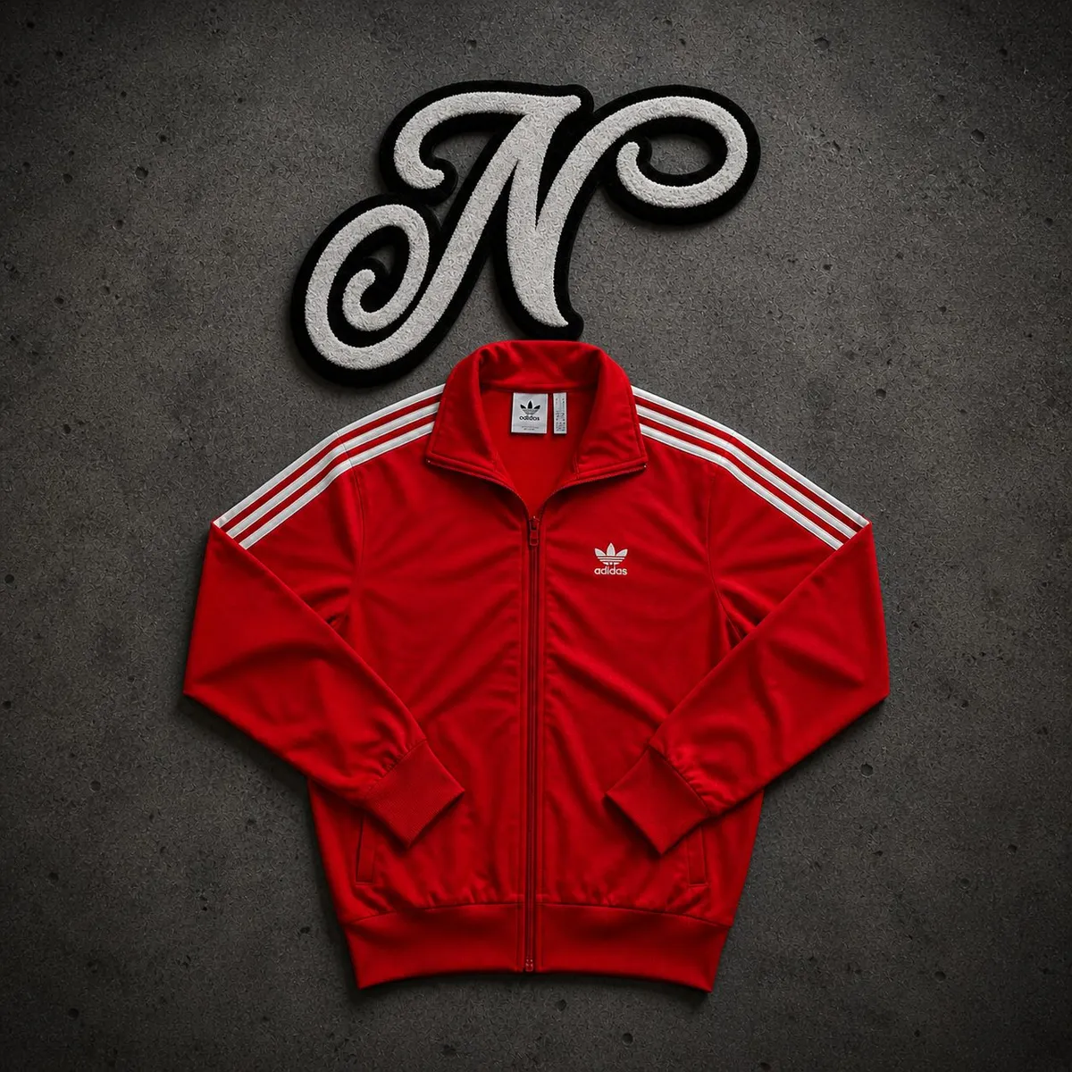 Adidas Originals Firebird — buzo streetwear original, vista frontal