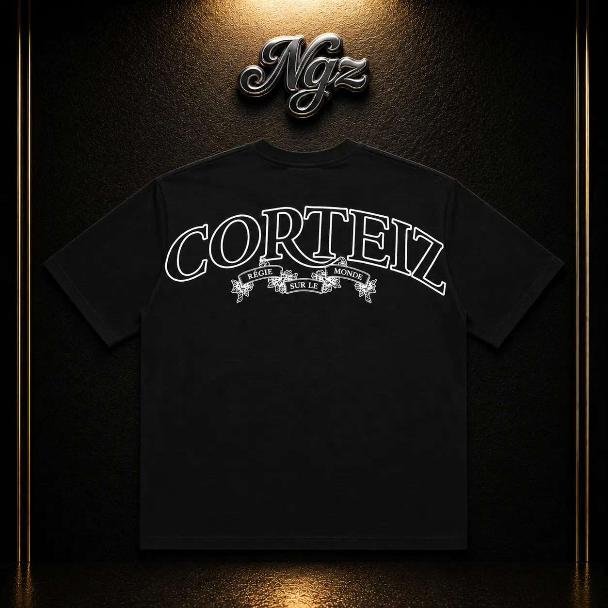 CORTEIZ HEAVYWEIGHT ROYALE TEE — remera streetwear original, vista frontal