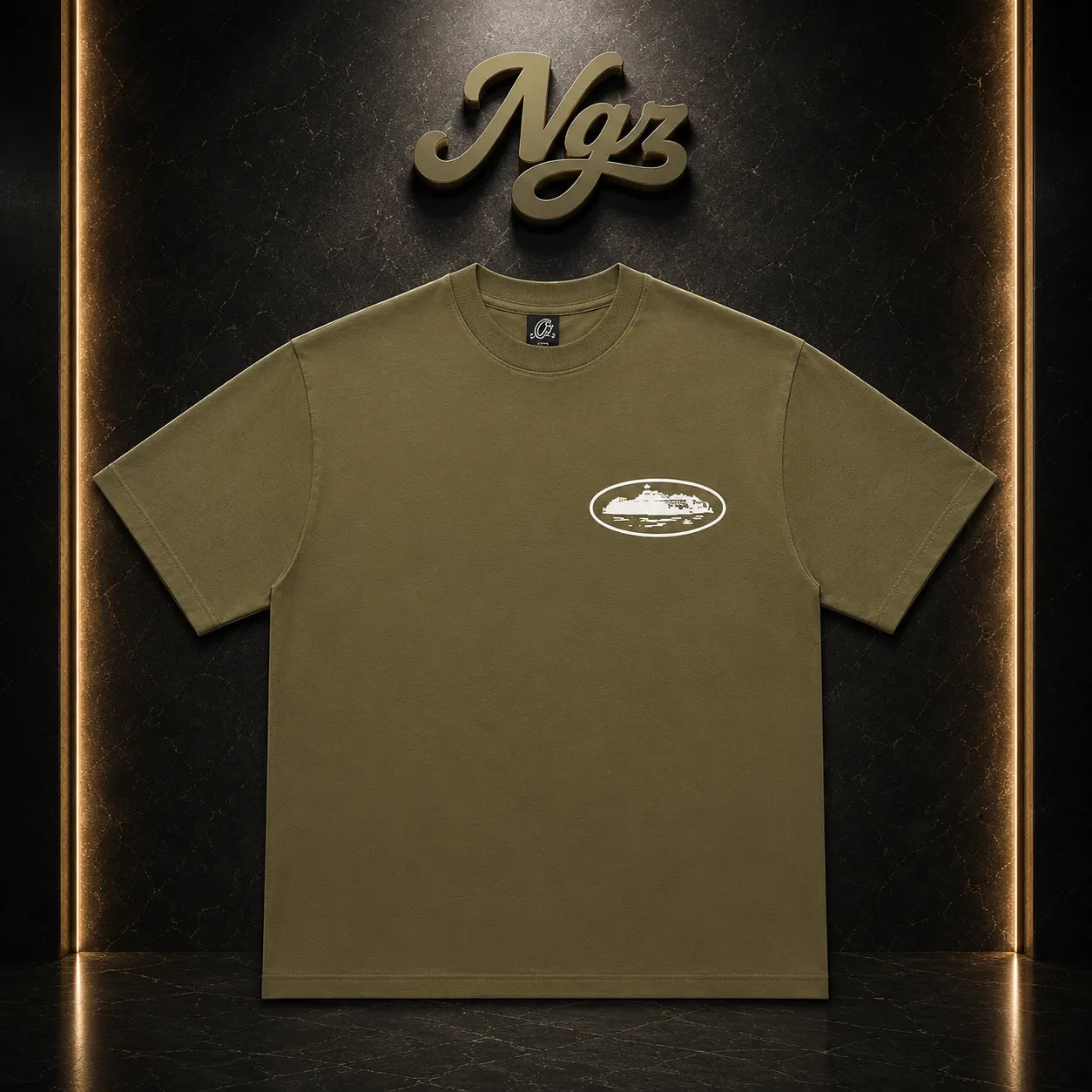Corteiz Island — remera streetwear original, vista frontal