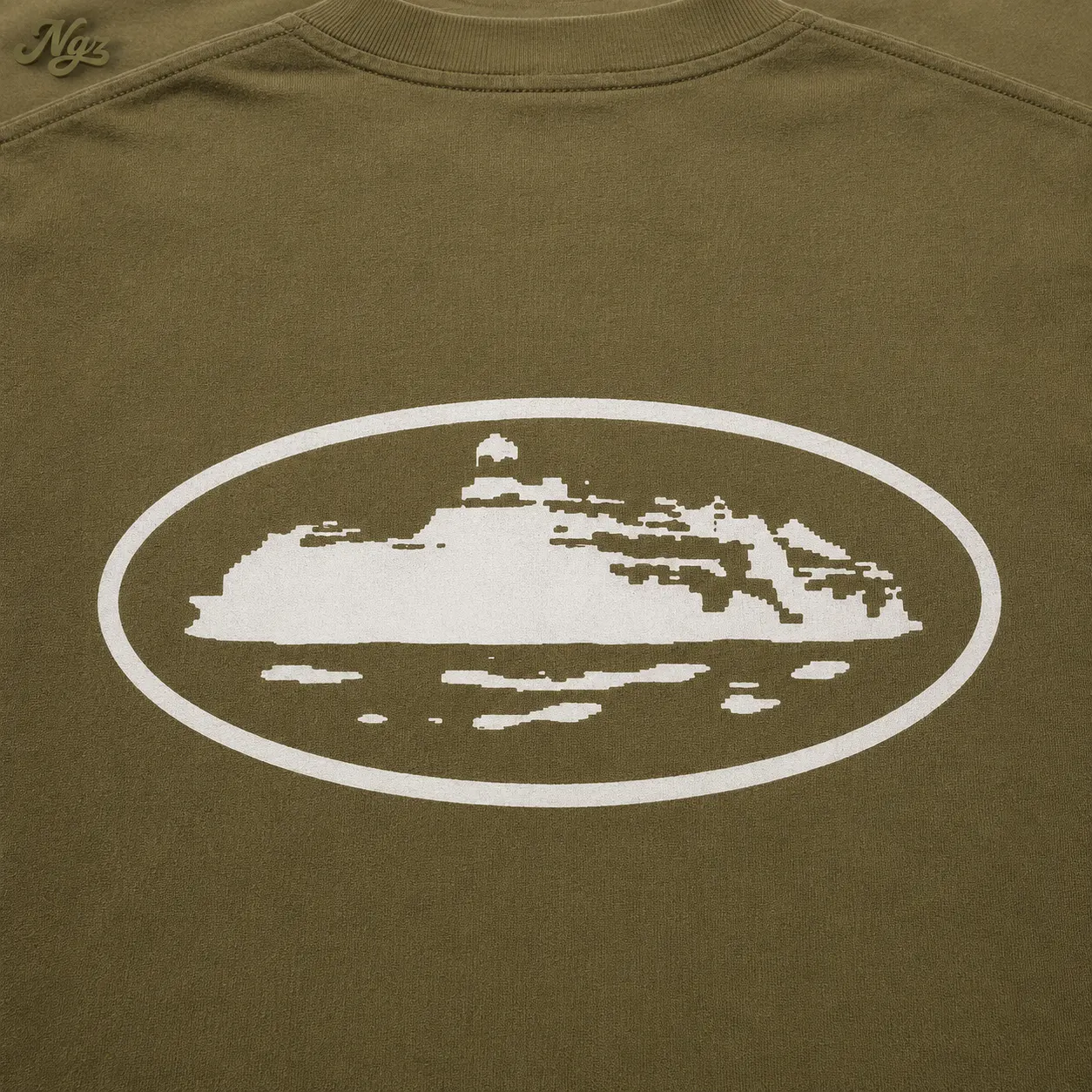 Corteiz Island — remera streetwear original, vista lateral