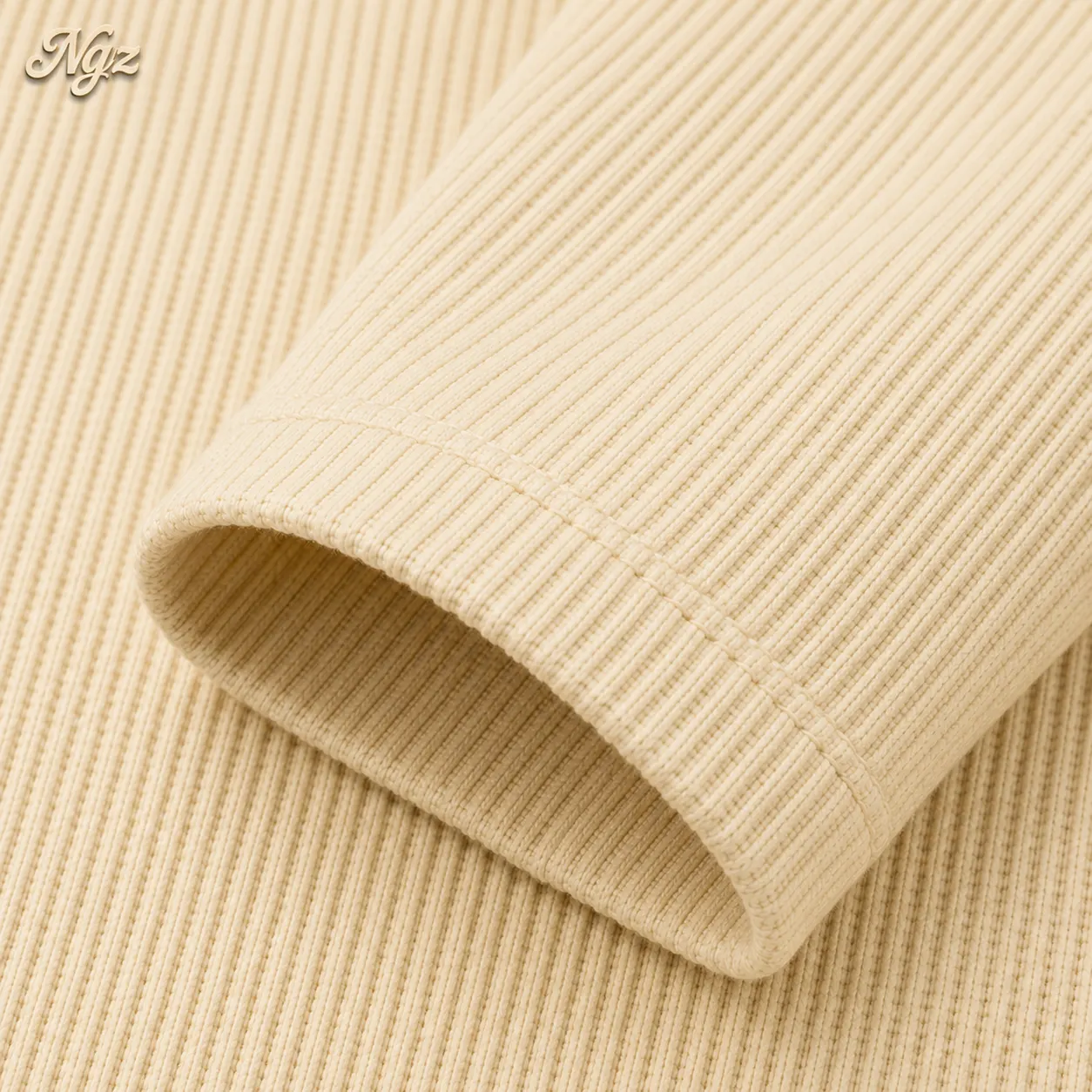 Corteiz Island Waffle Thermal — remera streetwear original, vista lateral