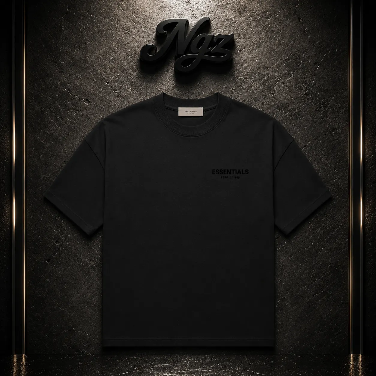 Essentials Tee SS25 — remera streetwear original, vista frontal