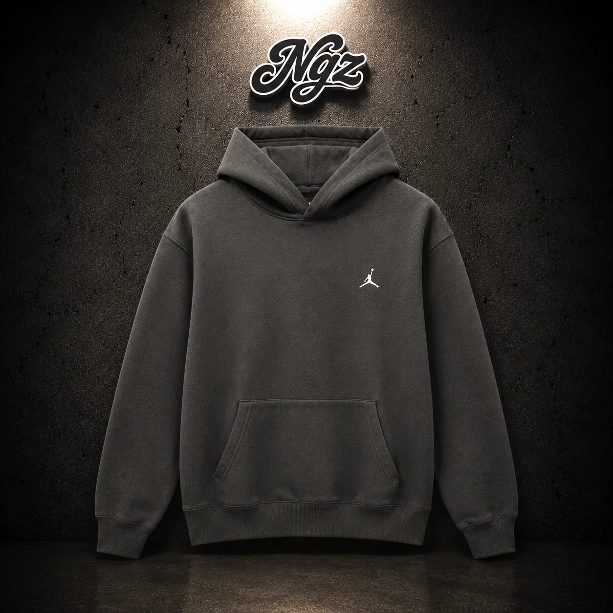 Jordan Brooklyn Fleece — buzo streetwear original, vista frontal