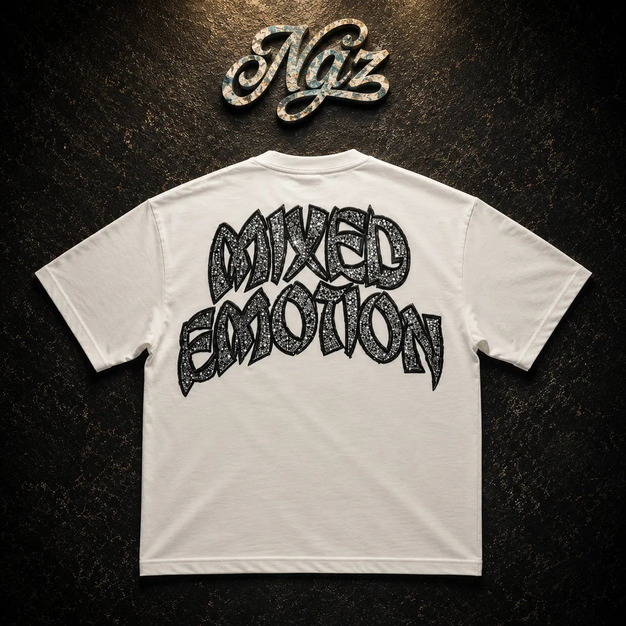 Mixed Emotion "Arch Angel" Tee — remera streetwear original, vista trasera