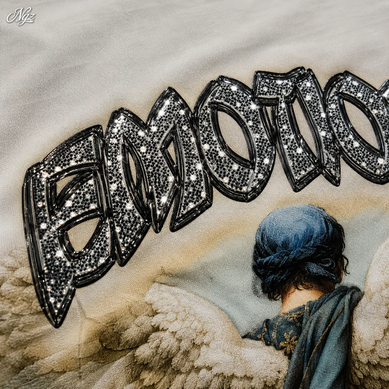 Mixed Emotion "Arch Angel" Tee — remera streetwear original, detalle