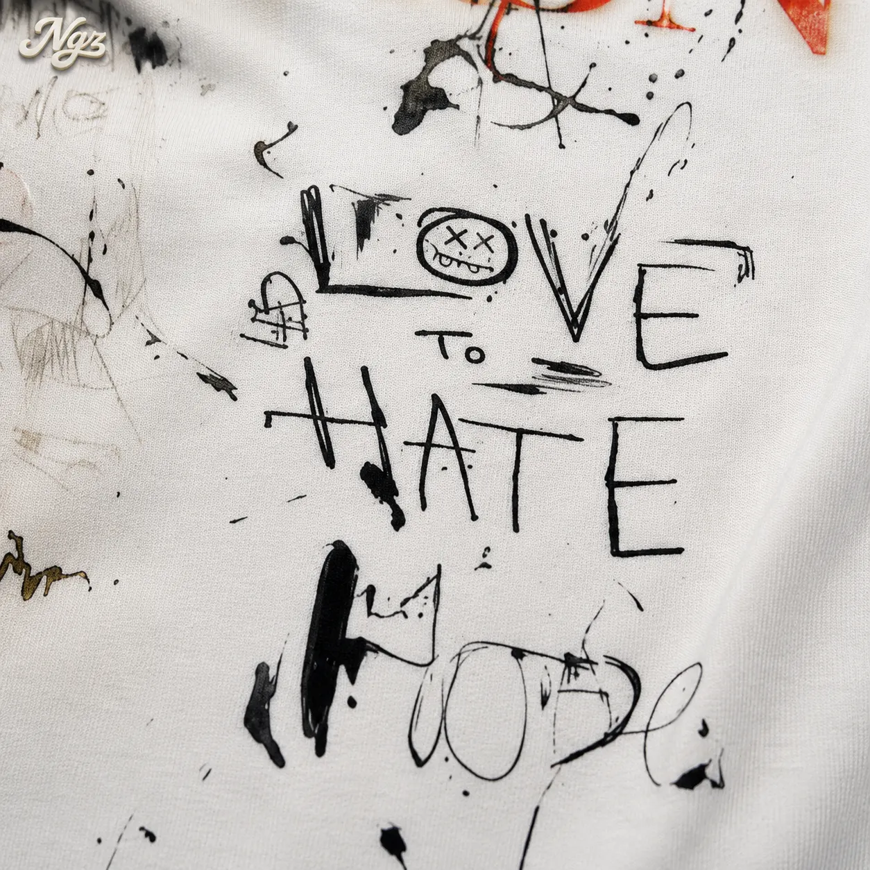 Mixed emotion Deja Vu Tee — remera streetwear original, vista lateral