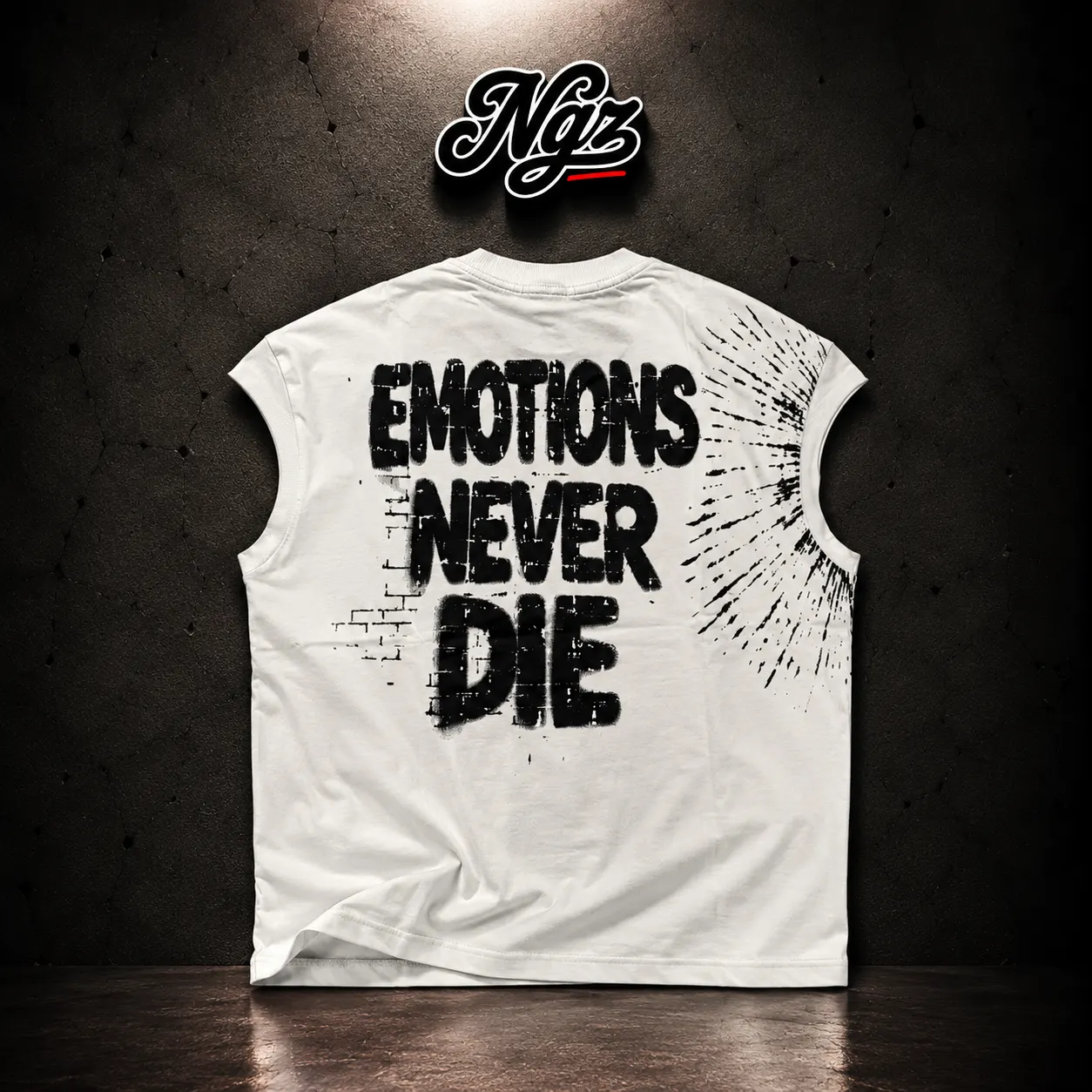 Mixed Emotion “Starboy” Sleevele Mixed Emotions — remera streetwear original, vista trasera