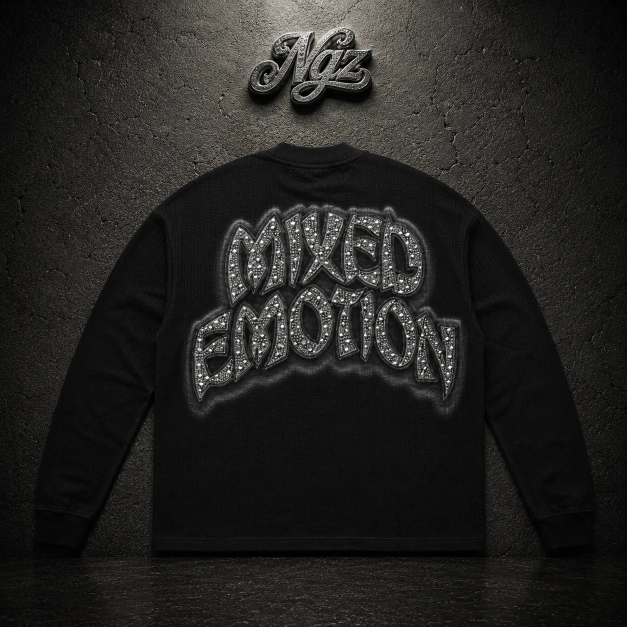 Mixed Emotion "Sunrise" Thermal Long Sleeve — buzo streetwear original, vista lateral