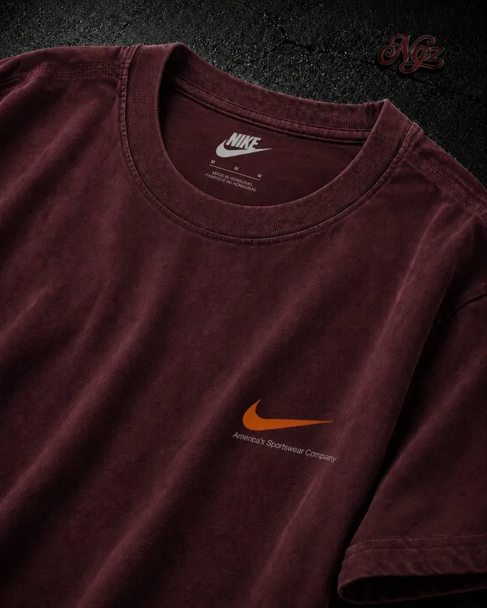 Nike Country — remera streetwear original, detalle