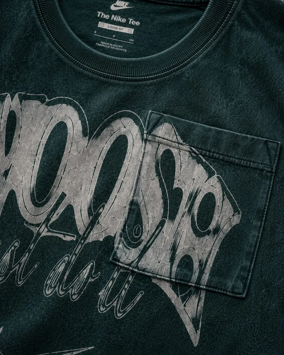 Nike NSW — remera streetwear original, detalle