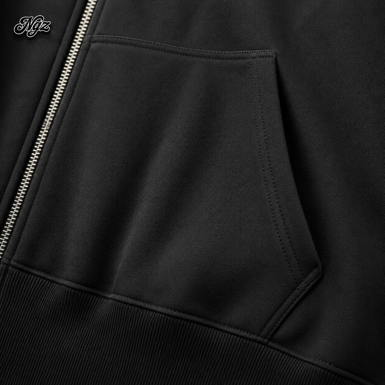 Nike Sportswear Swoosh Box Full-Zip Hoodie — buzo streetwear original, vista lateral