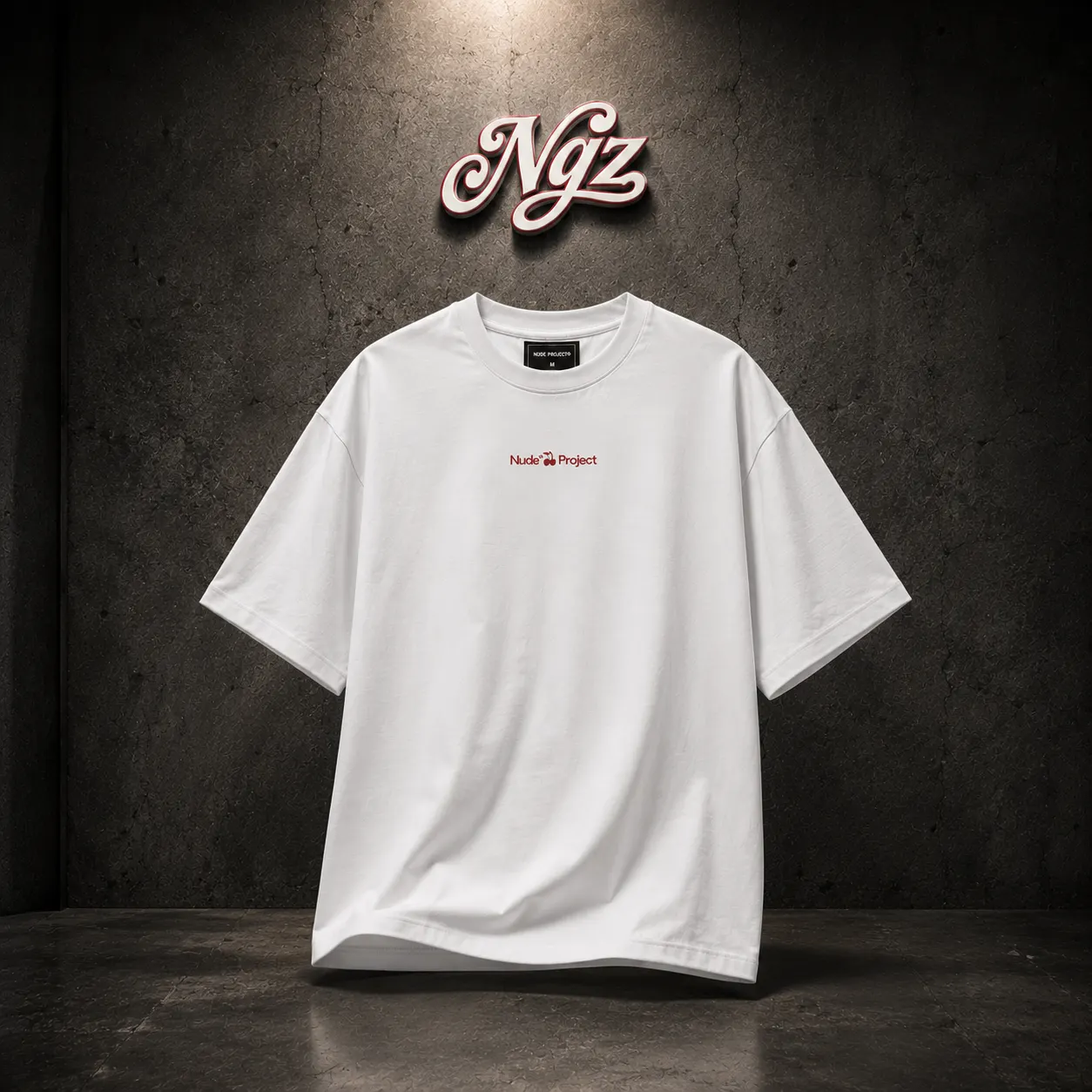 Nude Project Cherry Tee — remera streetwear original, vista frontal