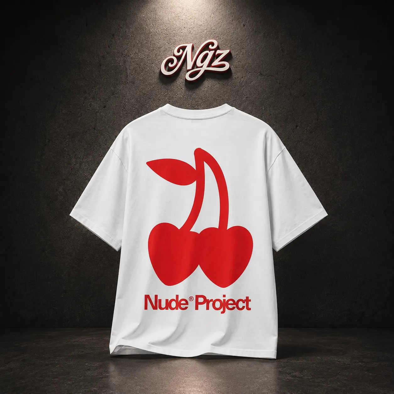 Nude Project Cherry Tee — remera streetwear original, vista trasera
