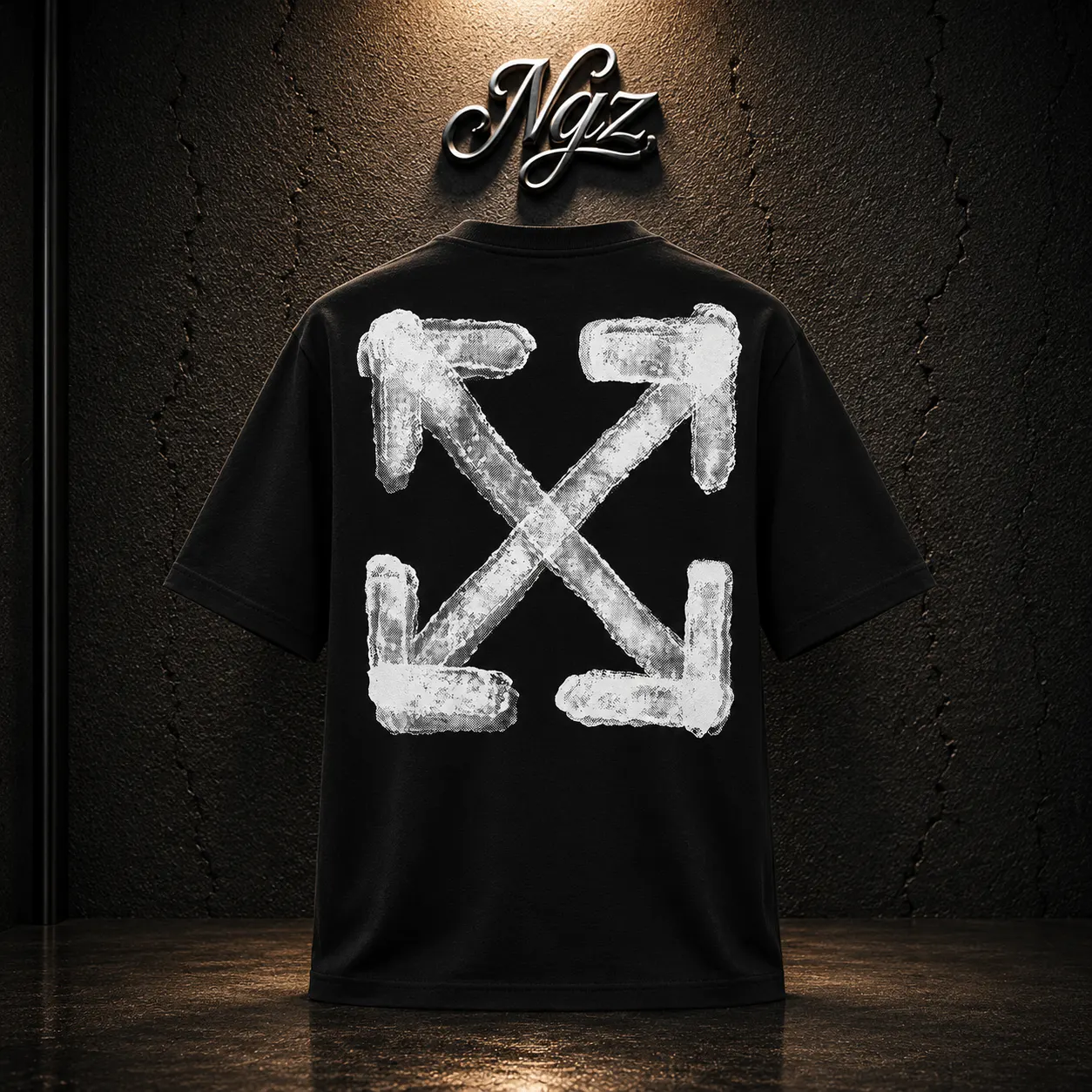 Off White Blur Off-White — remera streetwear original, vista trasera
