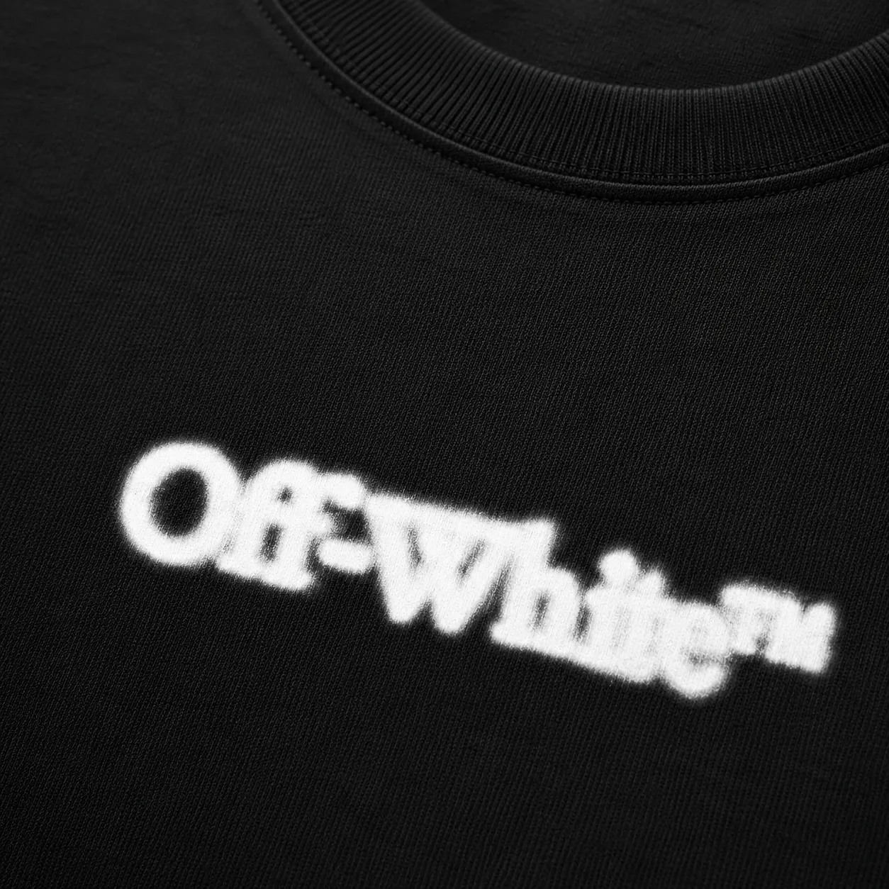 Off White Blur Off-White — remera streetwear original, detalle