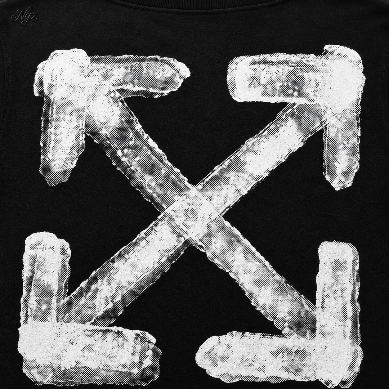 Off White Blur Off-White — remera streetwear original, vista lateral