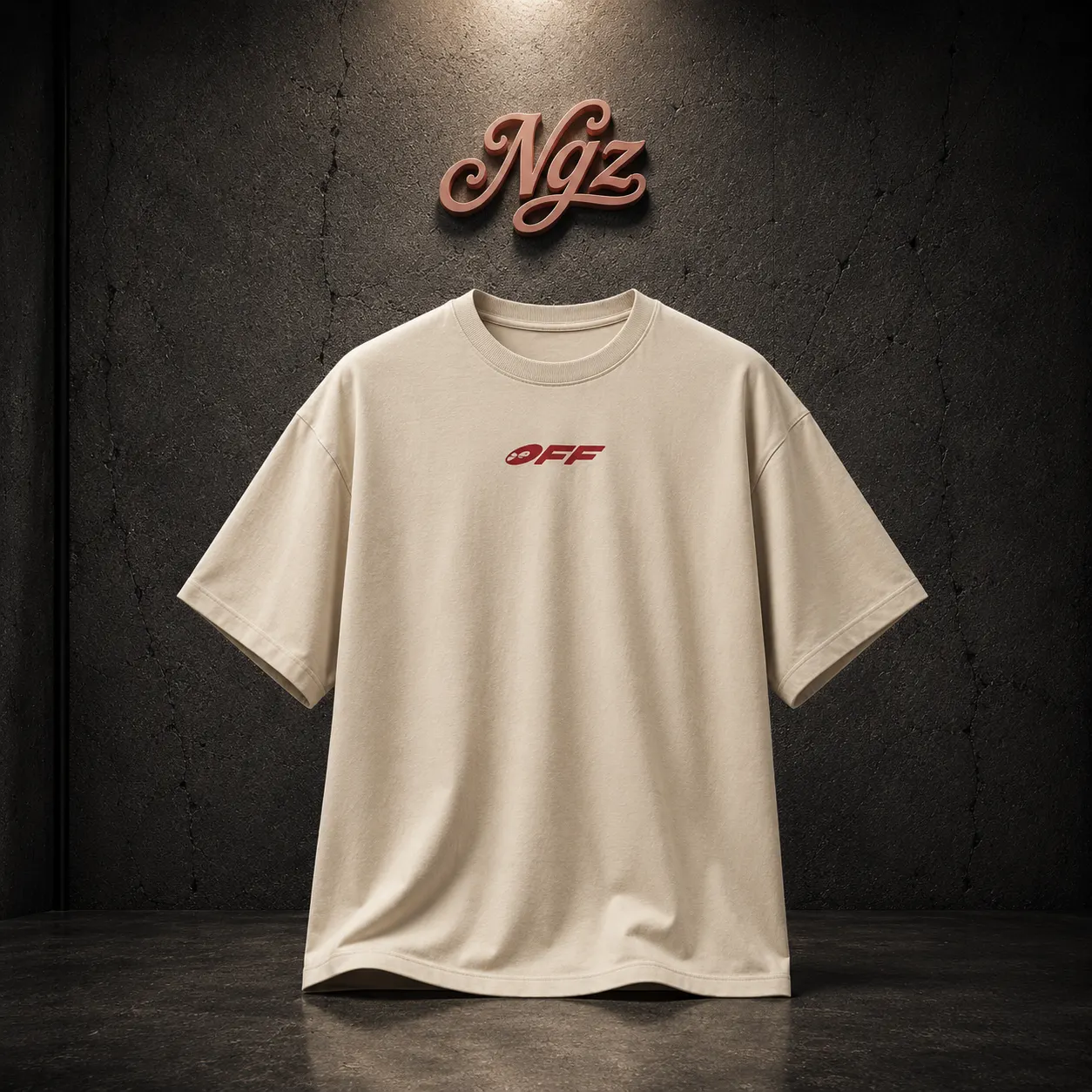 Off-White Hl Vinyl Skate T-Shirt — remera streetwear original, vista frontal
