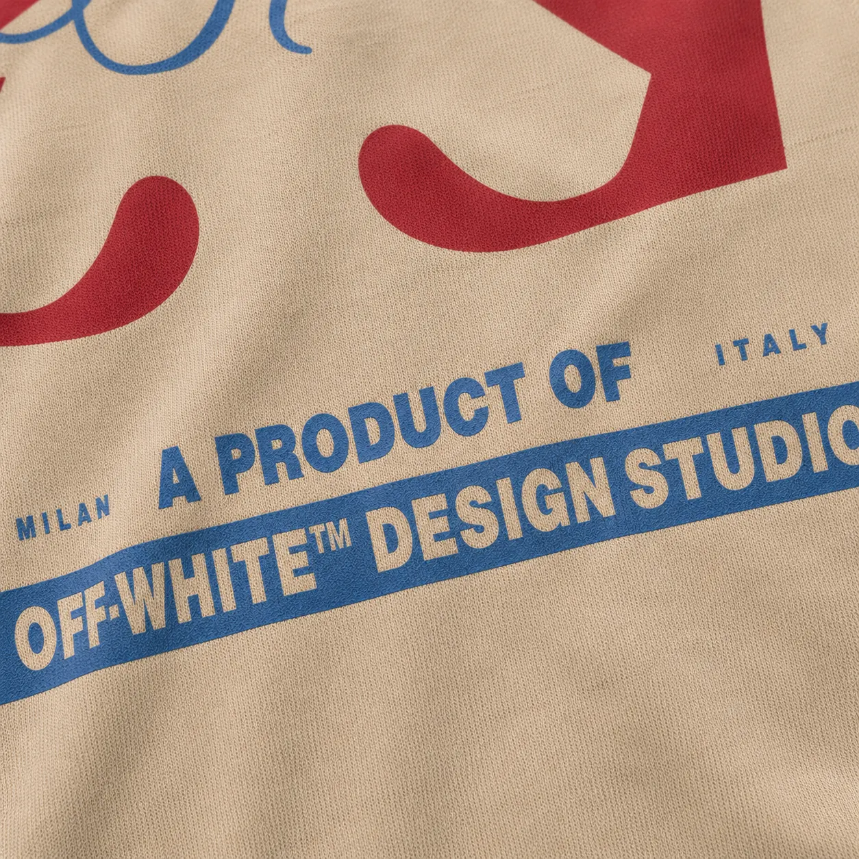 Off-White Hl Vinyl Skate T-Shirt — remera streetwear original, detalle de etiqueta