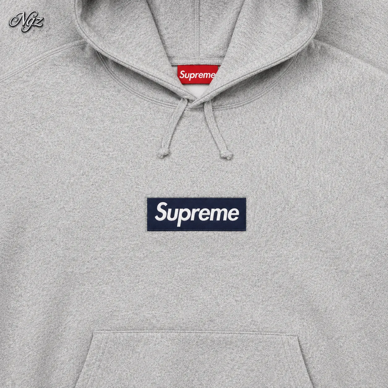 Supreme Box Logo Hooded Sweatshirt — buzo streetwear original, vista trasera
