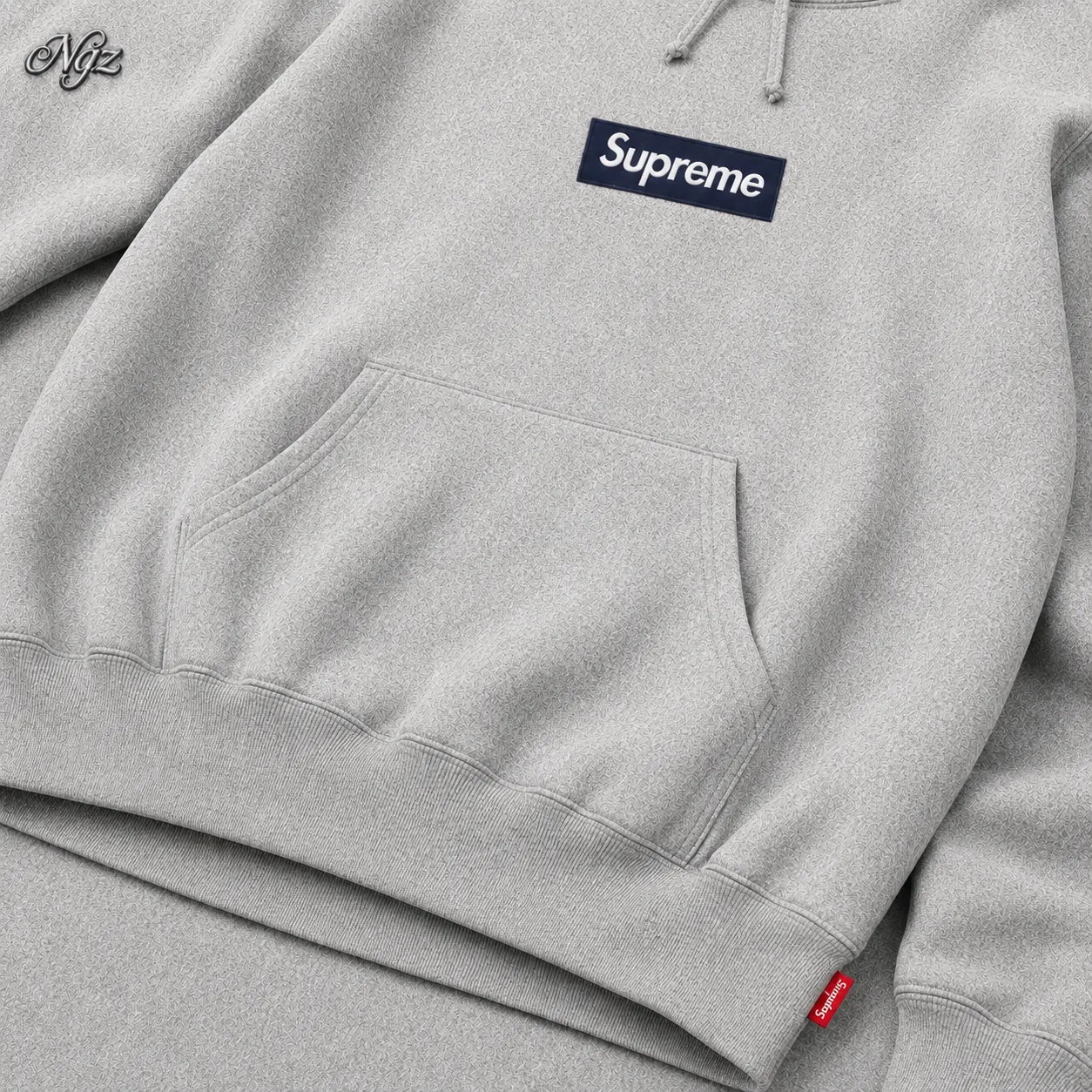 Supreme Box Logo Hooded Sweatshirt — buzo streetwear original, detalle