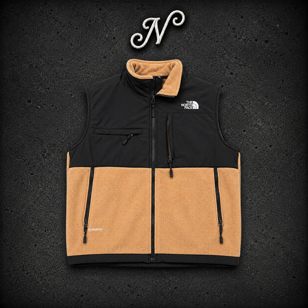 The North Face  Denali Vest — campera streetwear original, vista frontal