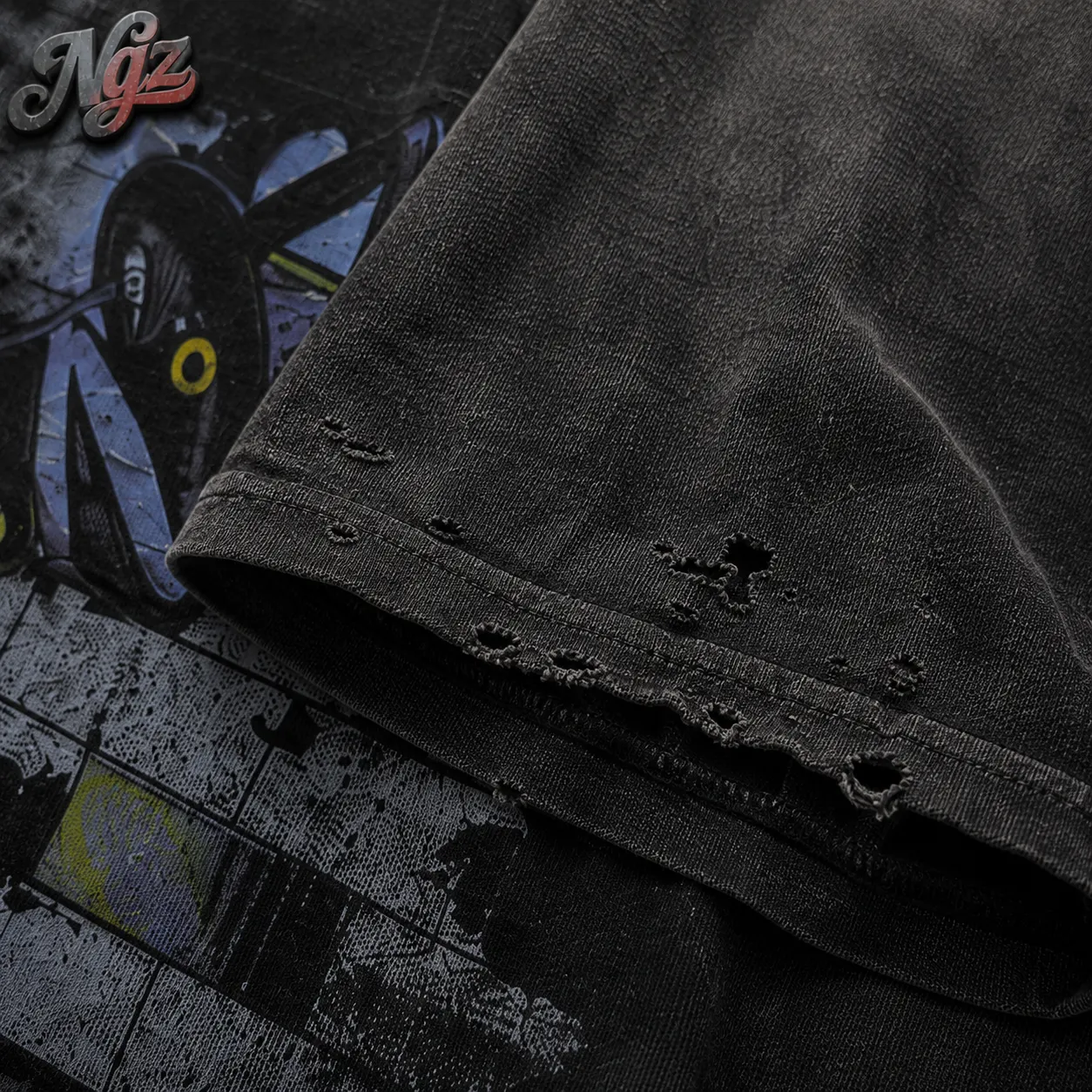 Vale Forever Dreamcrasher Tee Black Valley — remera streetwear original, vista lateral