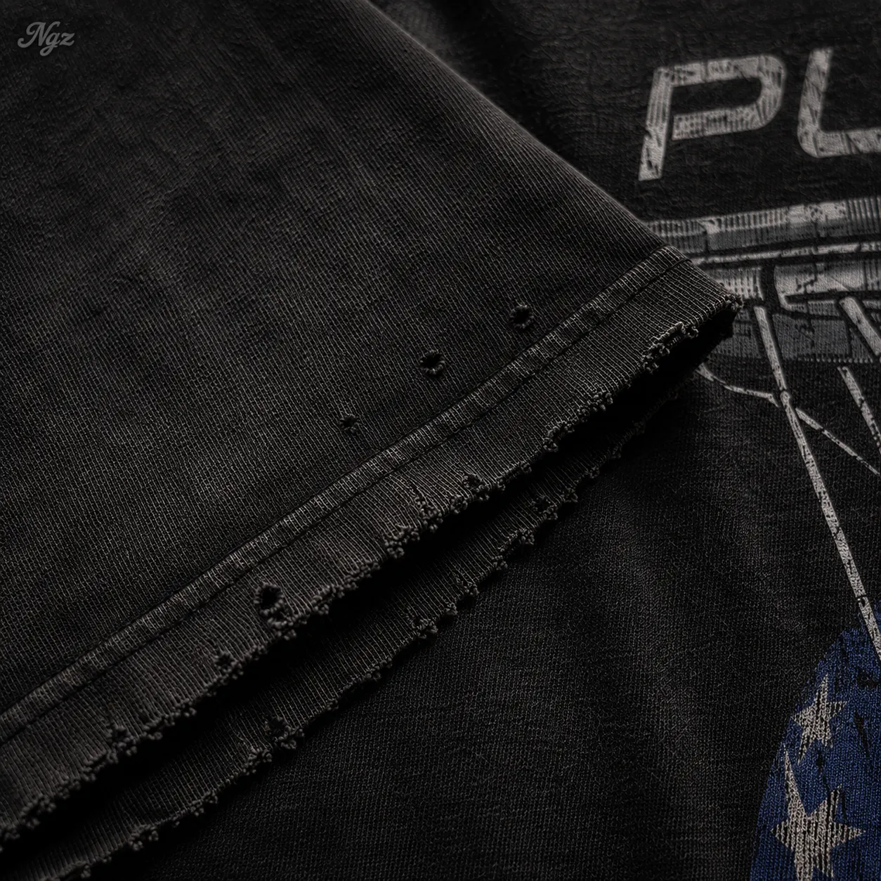 Valley Pure Bucket — remera streetwear original, vista lateral